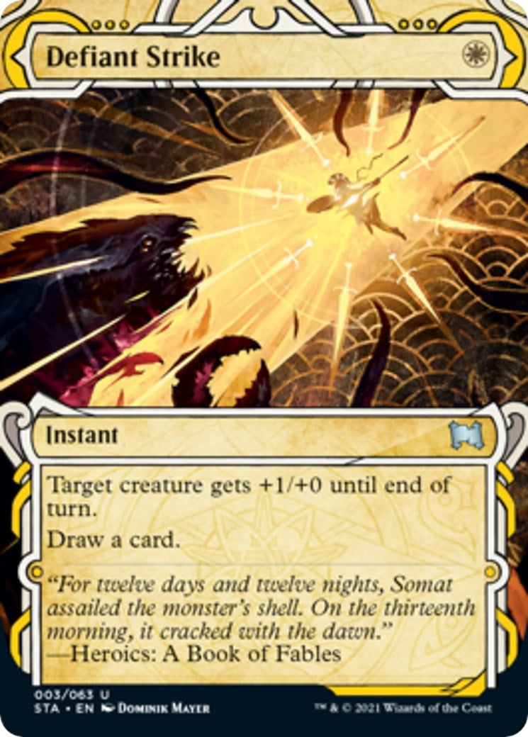 Defiant Strike (3) (Strixhaven: Mystical Archives)