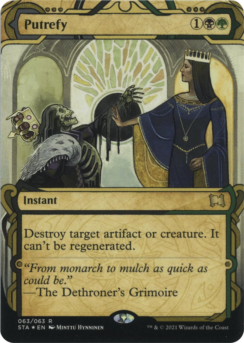 Putrefy (Foil Etched) (63) (Strixhaven: Mystical Archives)
