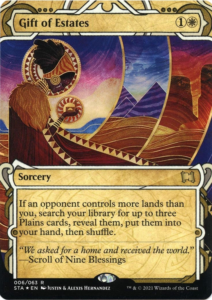 Gift of Estates (Foil Etched) (6) (Strixhaven: Mystical Archives)