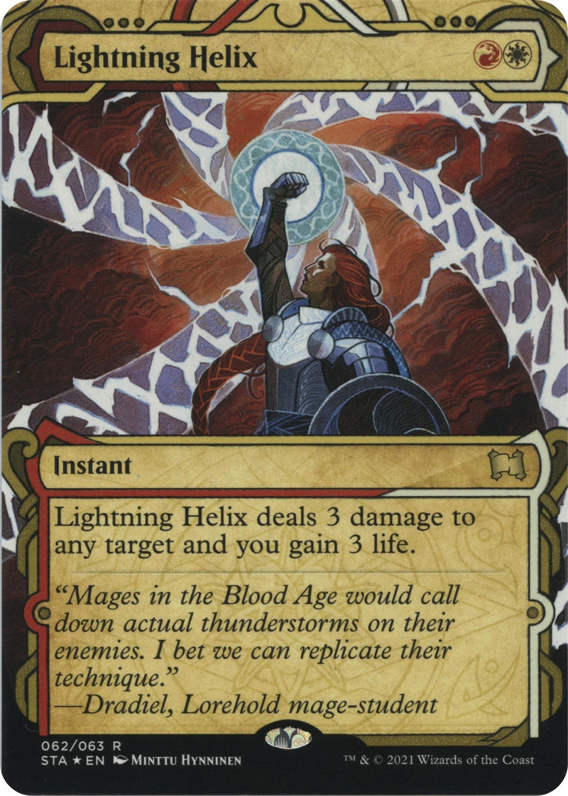 Lightning Helix (Foil Etched) (62) (Strixhaven: Mystical Archives)