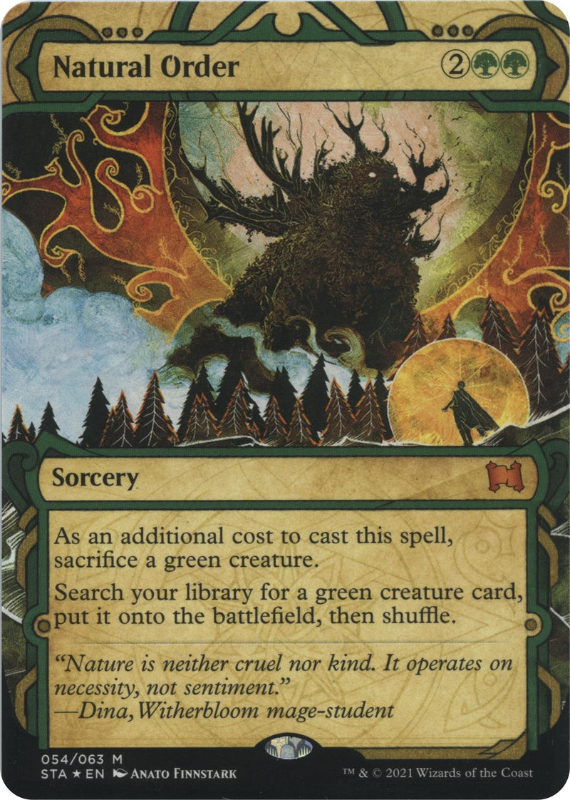 Natural Order (Foil Etched) (54) (Strixhaven: Mystical Archives)