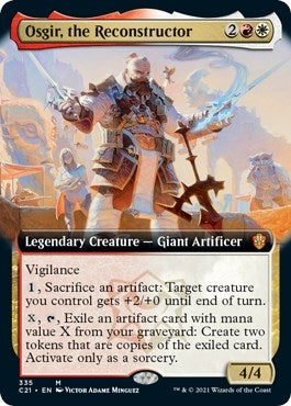 Osgir, the Reconstructor (Extended Art) (335) (Commander 2021)