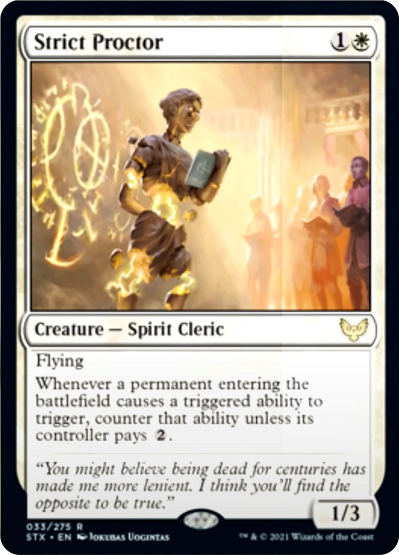 Strict Proctor (33) (Strixhaven: School of Mages)