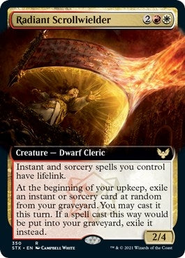 Radiant Scrollwielder (Extended Art) (350) (Strixhaven: School of Mages)