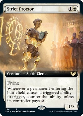 Strict Proctor (Extended Art) (294) (Strixhaven: School of Mages)