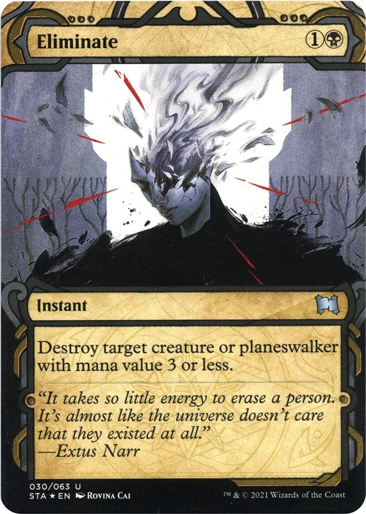 Eliminate (Foil Etched) (30) (Strixhaven: Mystical Archives)
