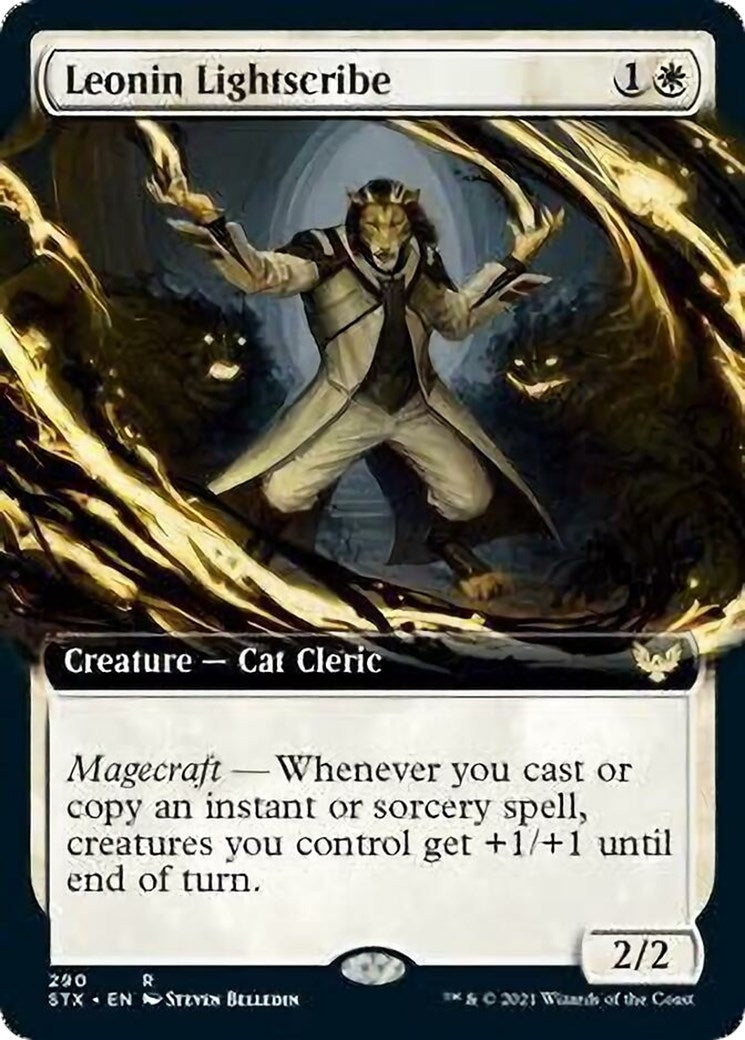 Leonin Lightscribe (Extended Art) (290) (Strixhaven: School of Mages)