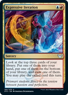 Expressive Iteration (186) (Strixhaven: School of Mages)
