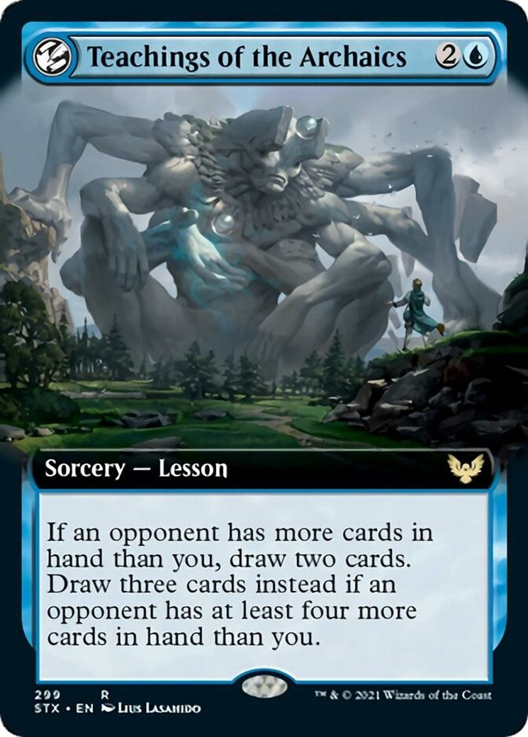 Teachings of the Archaics (Extended Art) (299) (Strixhaven: School of Mages)