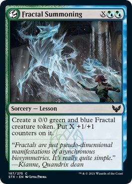 Fractal Summoning (187) (Strixhaven: School of Mages)