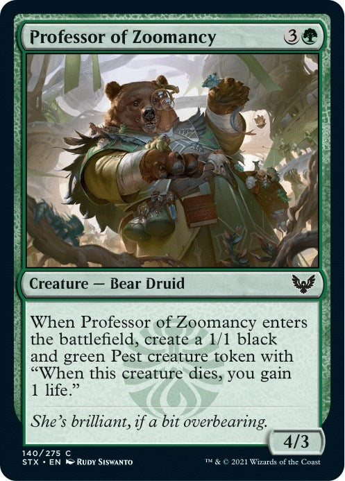 Professor of Zoomancy (140) (Strixhaven: School of Mages)