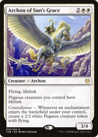 Archon of Sun's Grace (3) (Theros Beyond Death)