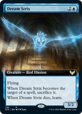 Dream Strix (Extended Art) (296) (Strixhaven: School of Mages)