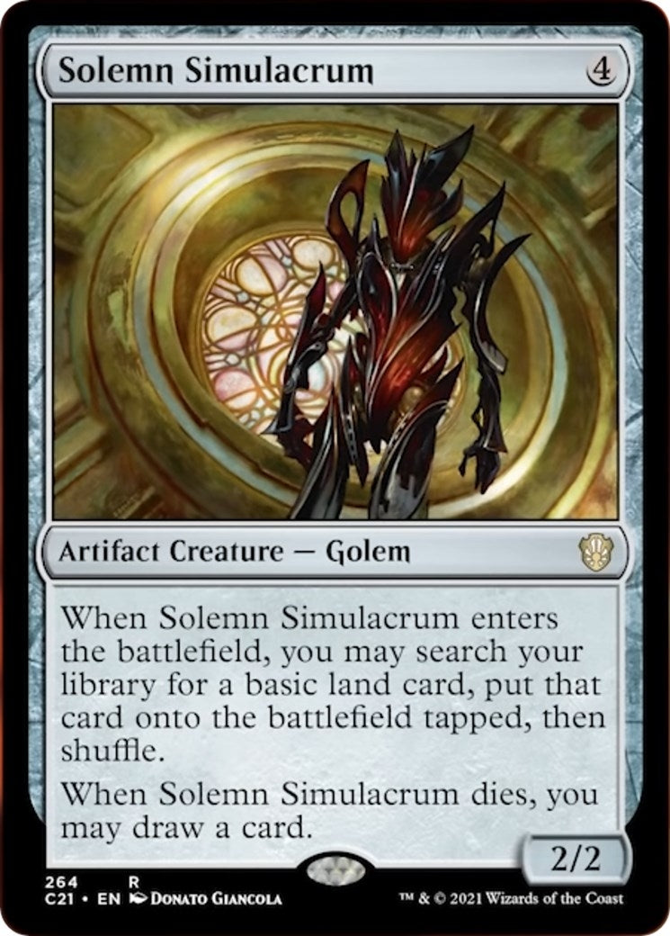 Solemn Simulacrum (264) (Commander 2021)