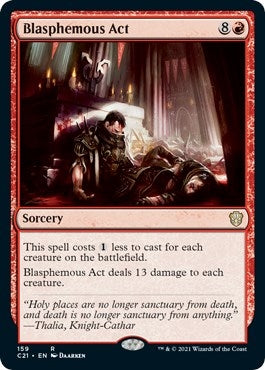 Blasphemous Act (159) (Commander 2021)