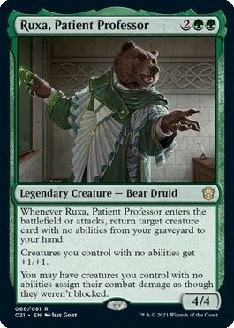 Ruxa, Patient Professor (66) (Commander 2021)