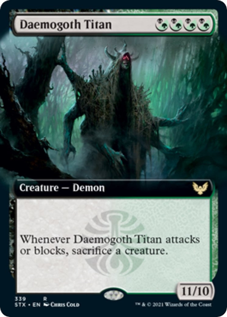 Daemogoth Titan (Extended Art) (339) (Strixhaven: School of Mages)