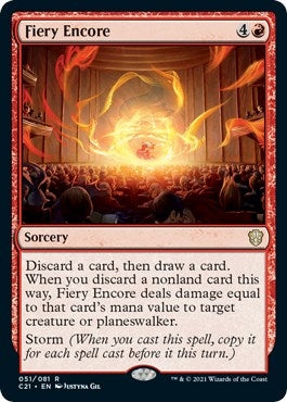Fiery Encore (51) (Commander 2021)
