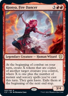 Rionya, Fire Dancer (55) (Commander 2021)