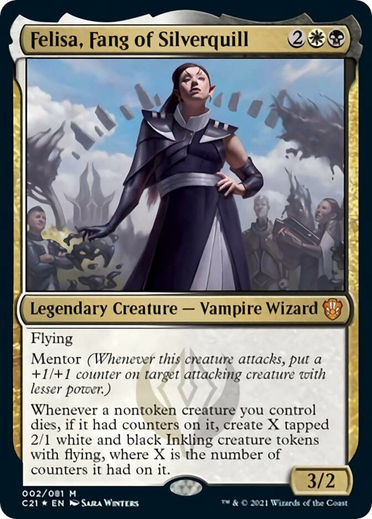 Felisa, Fang of Silverquill (2) (Commander 2021)