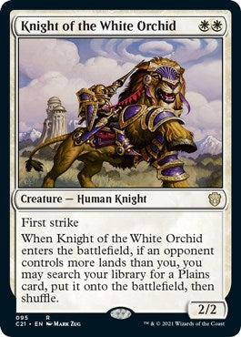 Knight of the White Orchid (95) (Commander 2021)