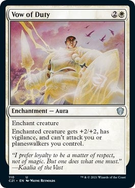 Image for Vow of Duty (110) (Commander 2021) - Magic: The Gathering