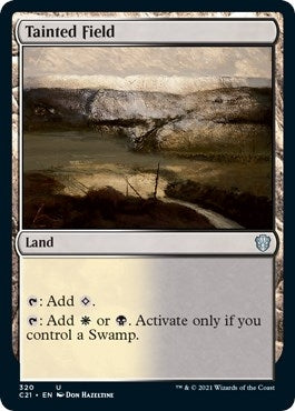 Tainted Field (320) (Commander 2021)