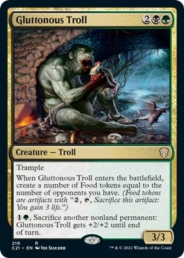 Gluttonous Troll (218) (Commander 2021)