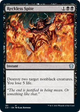 Reckless Spite (151) (Commander 2021)