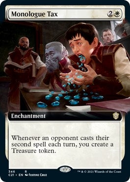 Monologue Tax (Extended Art) (346) (Commander 2021)