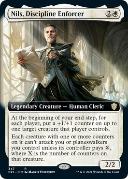 Nils, Discipline Enforcer (Extended Art) (347) (Commander 2021)