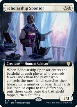 Scholarship Sponsor (Extended Art) (349) (Commander 2021)