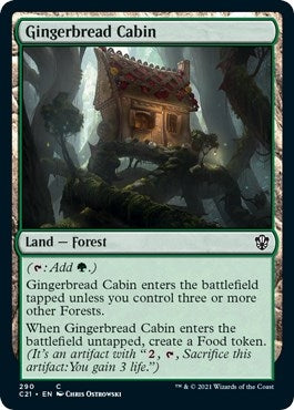 Gingerbread Cabin (290) (Commander 2021)