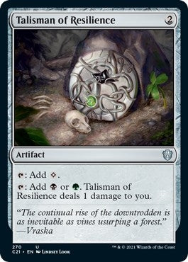 Talisman of Resilience (270) (Commander 2021)