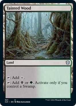 Tainted Wood (321) (Commander 2021)
