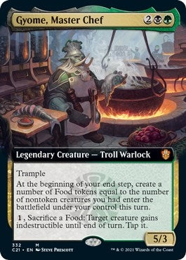 Gyome, Master Chef (Extended Art) (332) (Commander 2021)