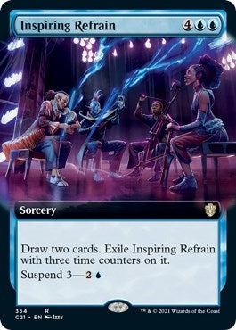 Inspiring Refrain (Extended Art) (354) (Commander 2021)