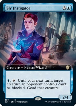 Sly Instigator (Extended Art) (359) (Commander 2021)