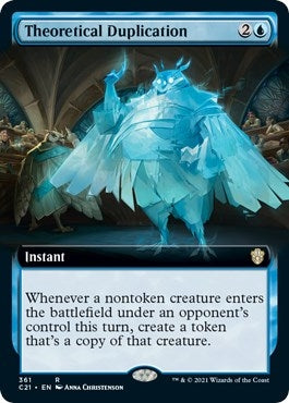 Theoretical Duplication (Extended Art) (361) (Commander 2021)