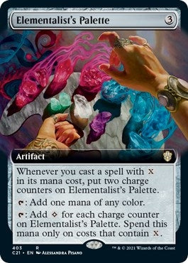 Elementalist's Palette (Extended Art) (403) (Commander 2021)