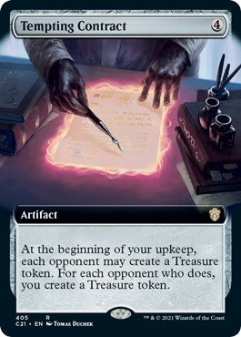 Tempting Contract (Extended Art) (405) (Commander 2021)