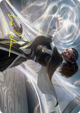 Clever Lumimancer Art Card (Gold-Stamped Signature) (2) (Art Series: Strixhaven)