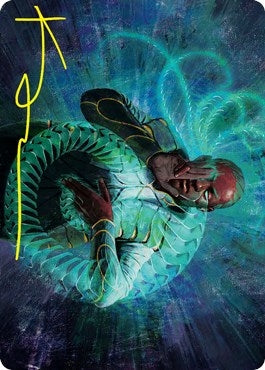 Biomathematician Art Card (Gold-Stamped Signature) (21) (Art Series: Strixhaven)