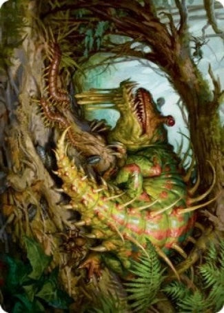 Blex, Vexing Pest Art Card (22) (Art Series: Strixhaven)