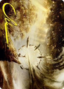 Harness Infinity Art Card (Gold-Stamped Signature) (27) (Art Series: Strixhaven)