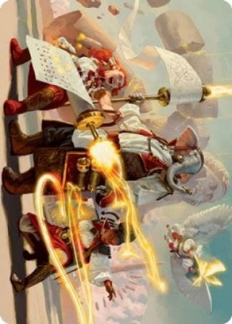 Lorehold Command Art Card (31) (Art Series: Strixhaven)