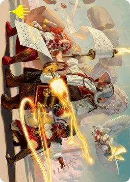 Lorehold Command Art Card (Gold-Stamped Signature) (31) (Art Series: Strixhaven)
