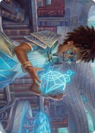 Zimone, Quandrix Prodigy Art Card (46) (Art Series: Strixhaven)