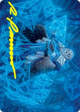 Imbraham, Dean of Theory Art Card (Gold-Stamped Signature) (52) (Art Series: Strixhaven)
