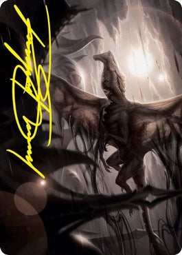 Shadrix Silverquill Art Card (Gold-Stamped Signature) (59) (Art Series: Strixhaven)